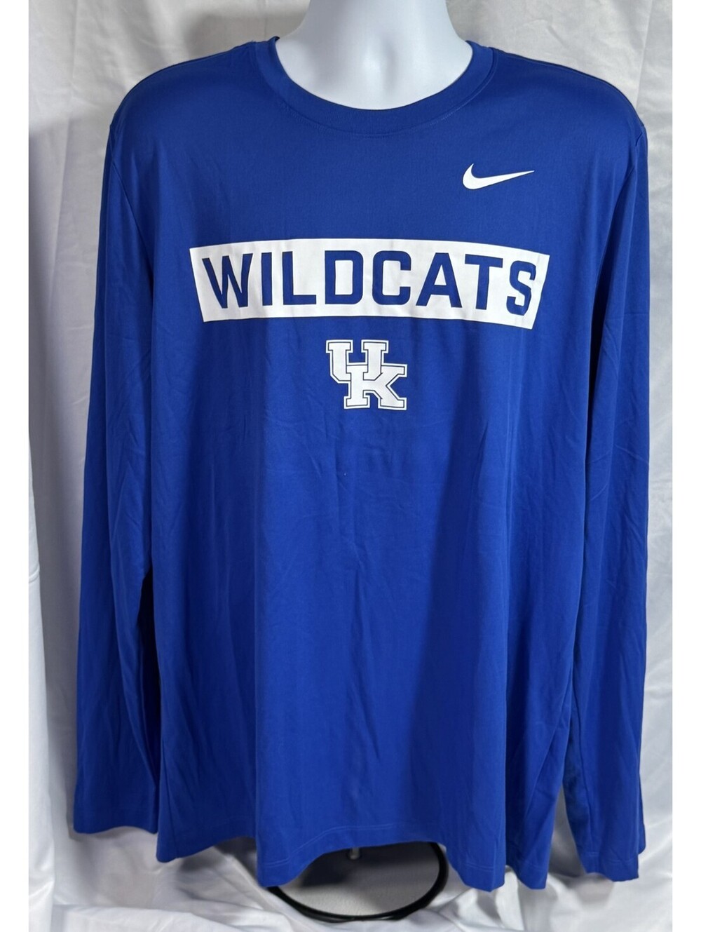 Nike Kentucky Wildcats Long Sleeve Dri-FIT T Shirt Mens Size XL NWT